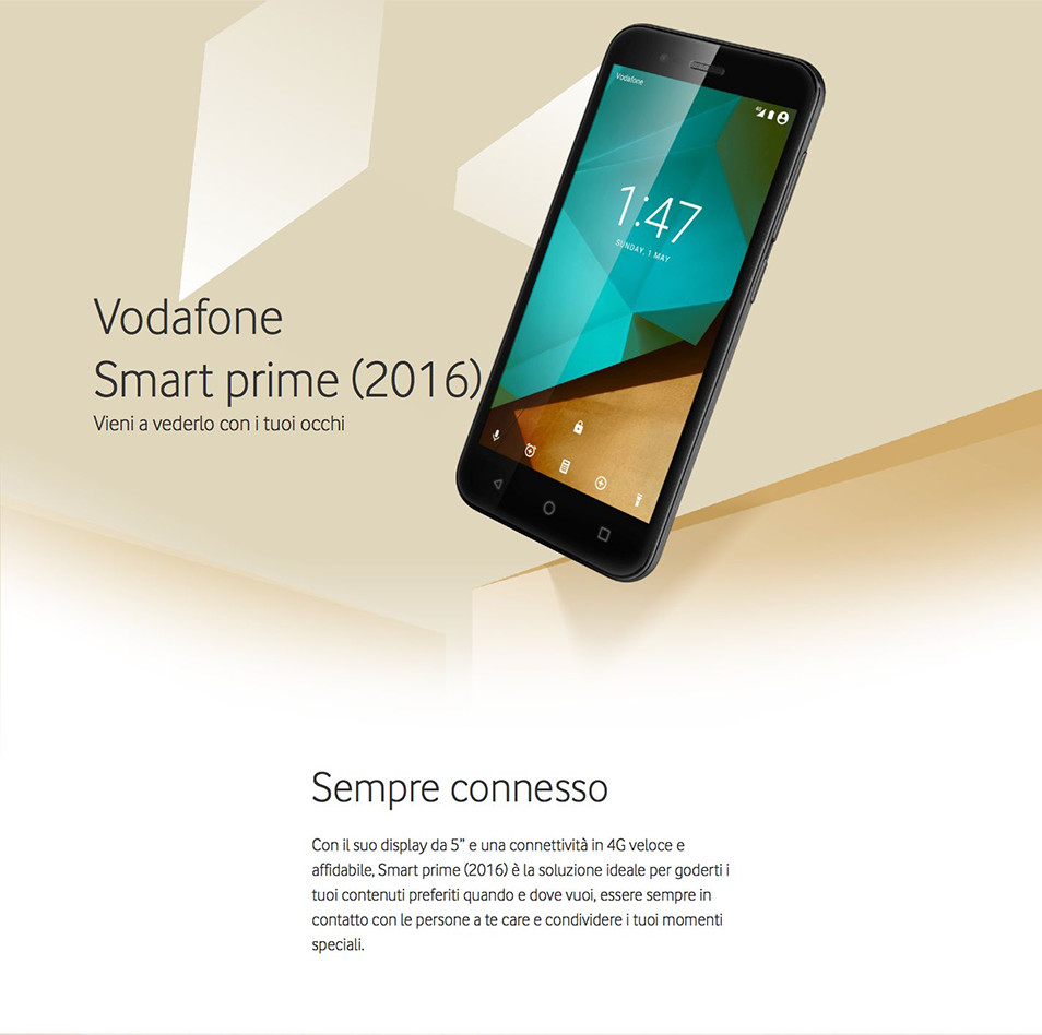 Vodafone Smart prime 2016